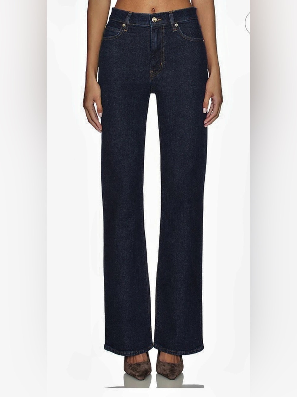 FRAME The Arrow Jeans Women’s Size 30 Dark Wash Wide Leg High Rise Taboo